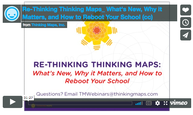 Re-Thinking Thinking Maps What’s New, Why it Matters, and How to Reboot Your School